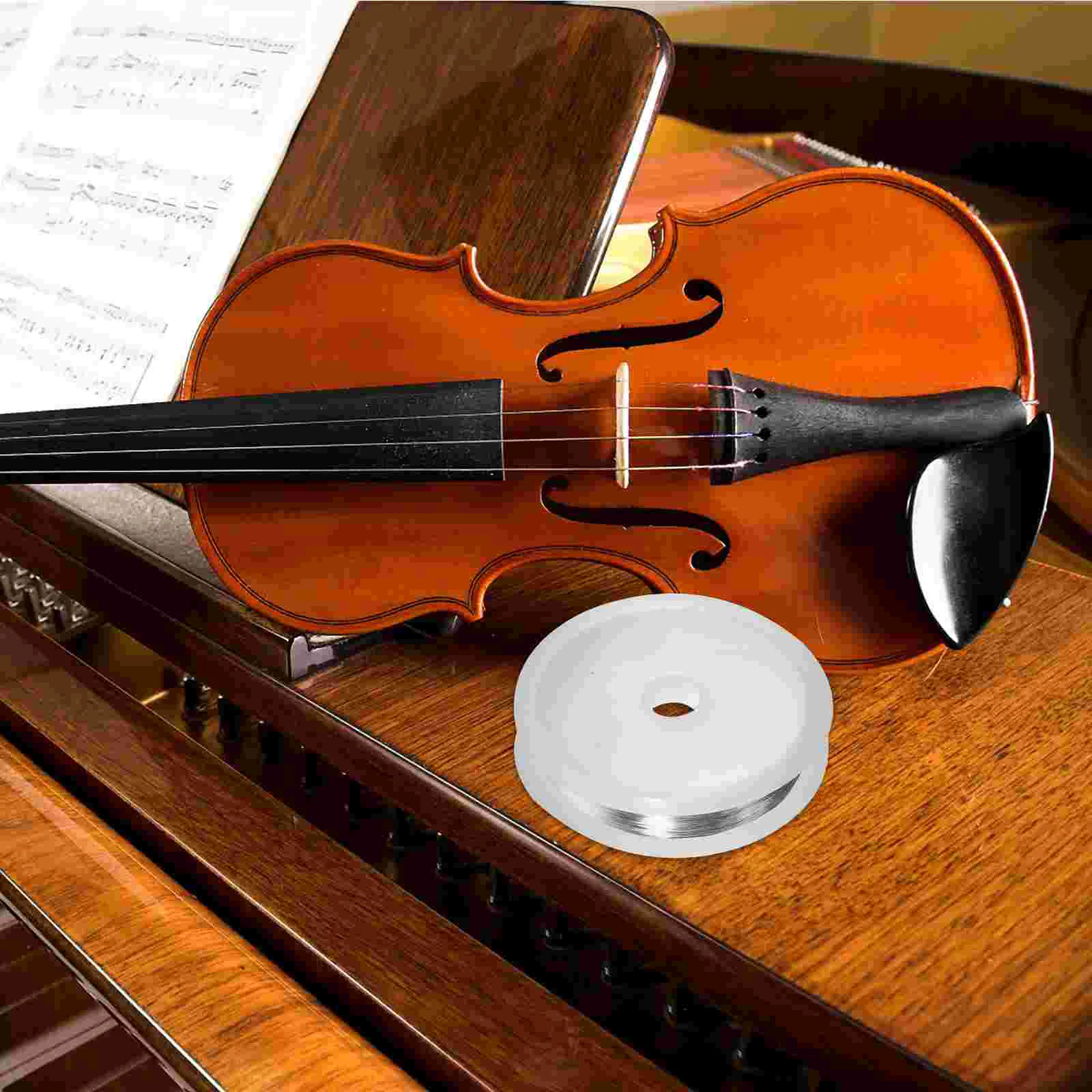 

1 Roll Violin Bow Replacement String Metal Bow String Music Instrument Accessory