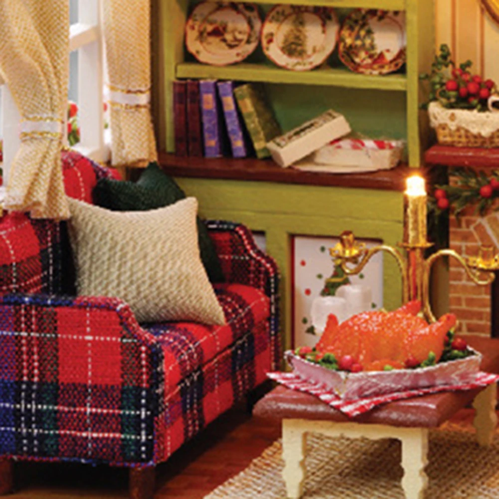 Кинотеатр миниатюрный кукольный домик деревянная коробка для творчества ручная