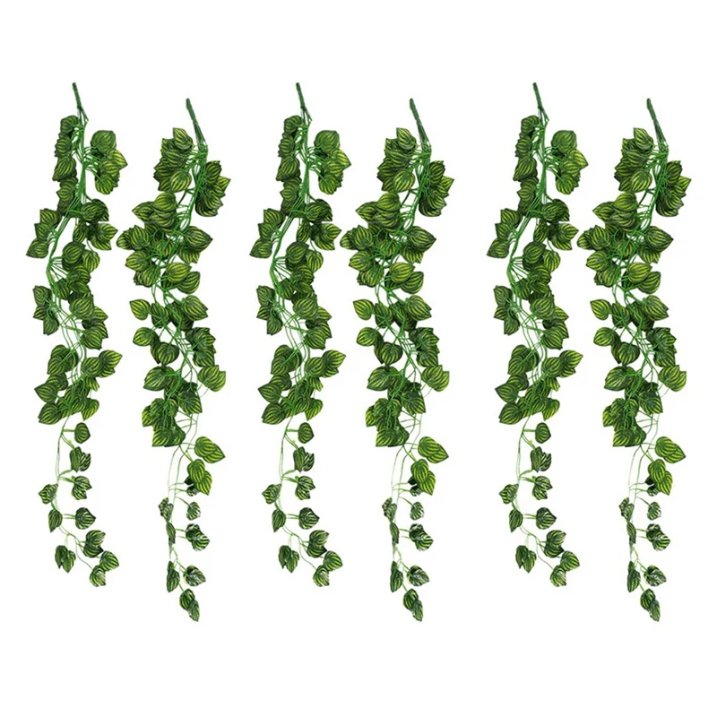 

6Pcs Artificial Ivy Garland Fake Hanging Vine Plants Faux Foliage Garland