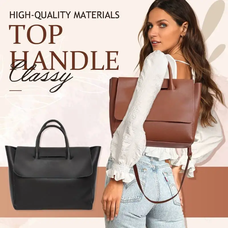 

Women Shoulder Messenger Bag Large Capacity Retro Flap Tote For Female Casual Pu Leather Solid Commute Handbag