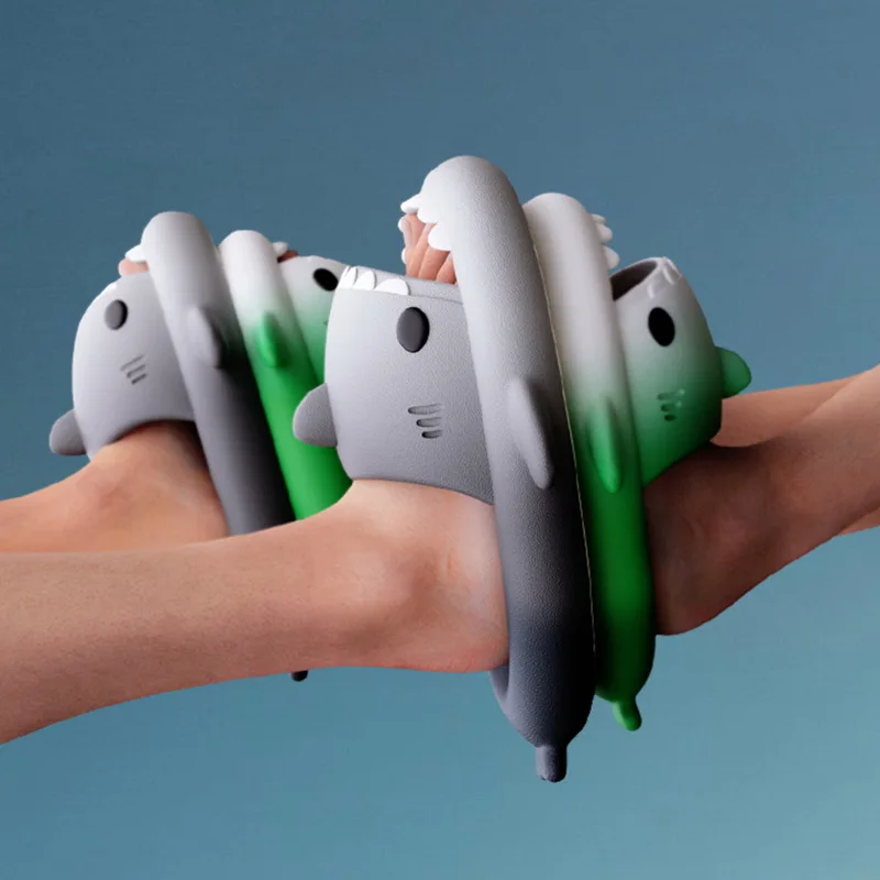 Women Cute Slippers Indoor Home Bathroon Non Slip Slippers Couple Outdoor Summer Men'S Sandals