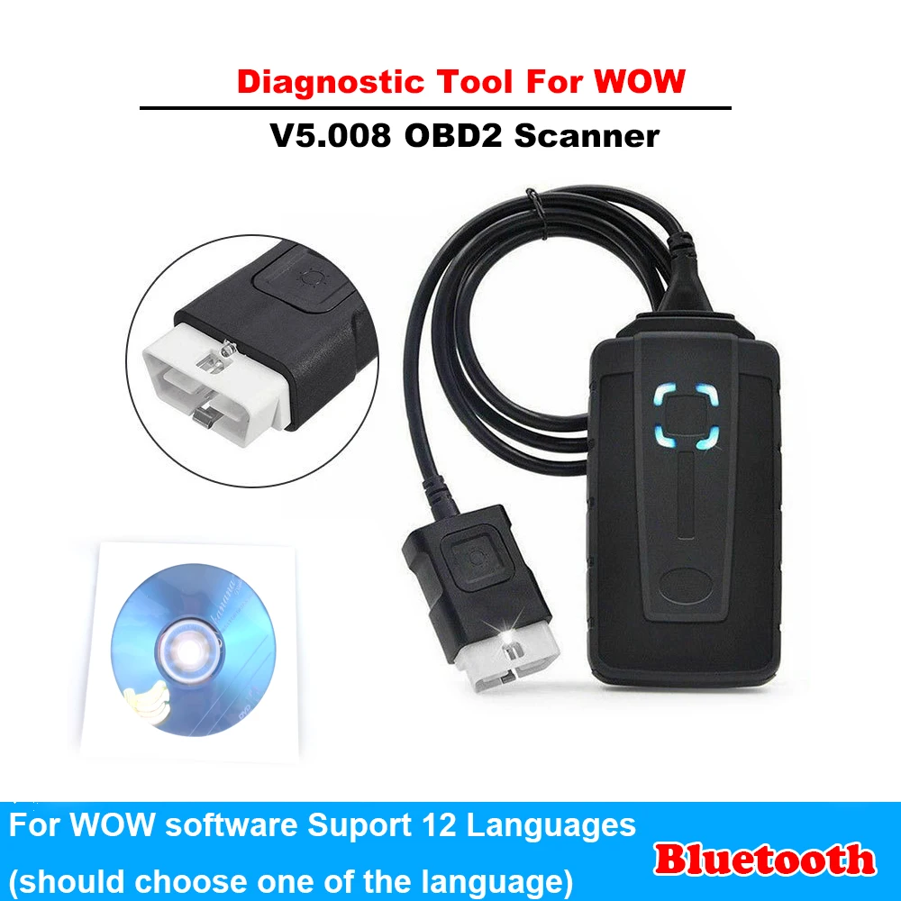 Диагностический сканер V5.008 для WOW Snooper 2020, 2021, 2022 R2