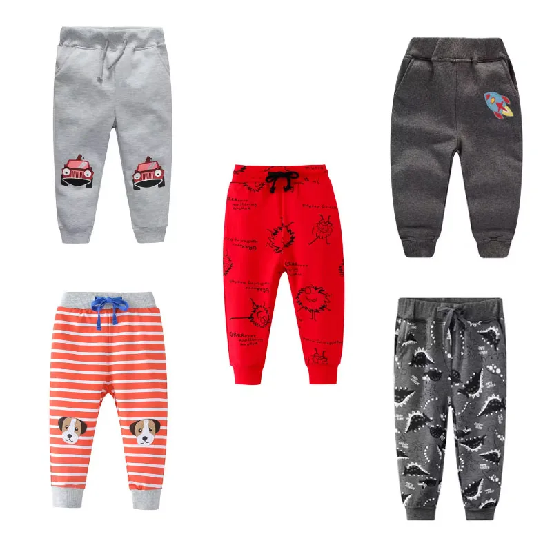 Спортивные штаны Jumping Meters для маленьких мальчиков детские брюки осенне-зимняя