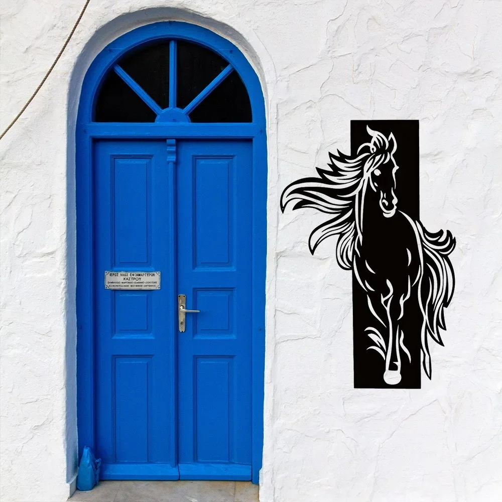 Металлический Настенный Декор Тема Лошади Свободный Дух Художественное