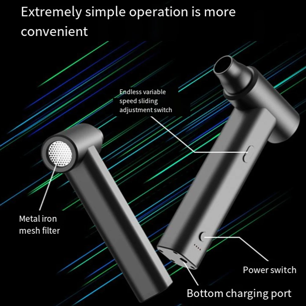 130000 Воздушная тряпка об/мин. Беспроводная со сжатым воздухом. Лучшее рассеивание