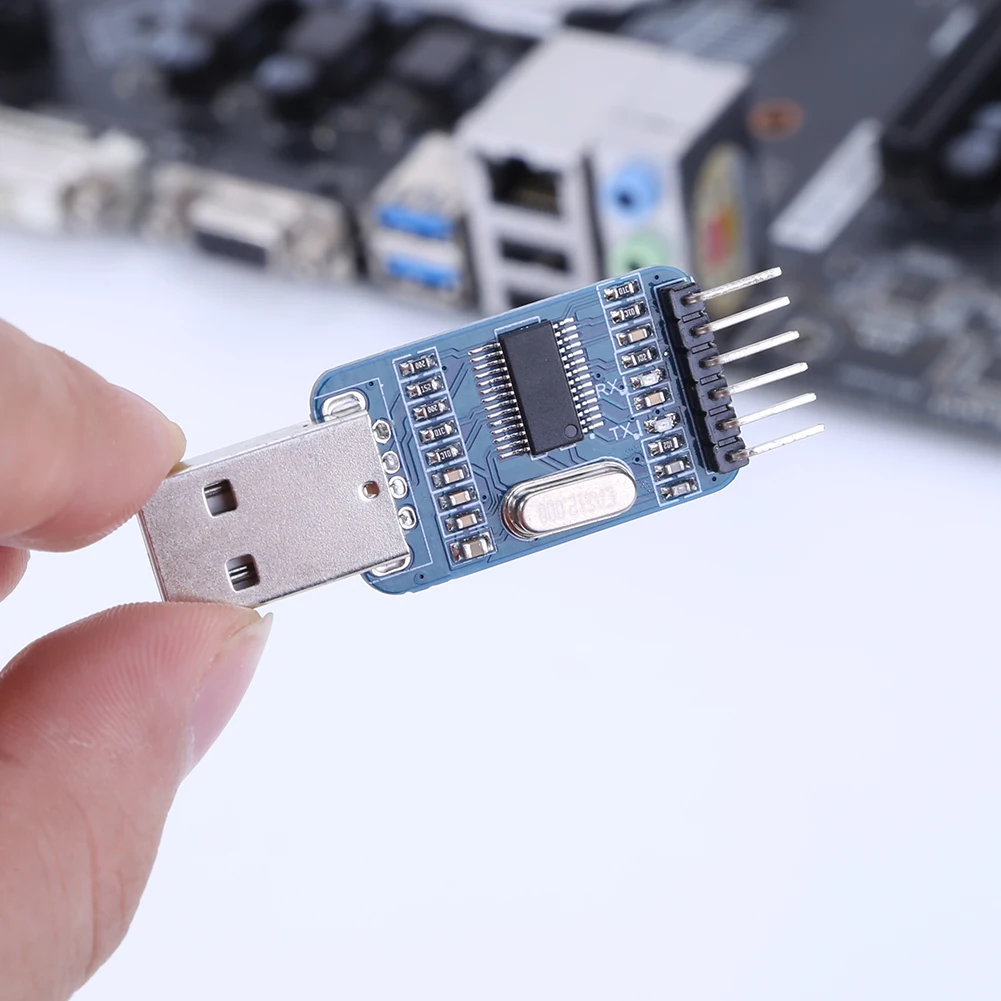 PL2303 Последовательный модуль USB-TTL 6-контактный USB-последовательный адаптер с