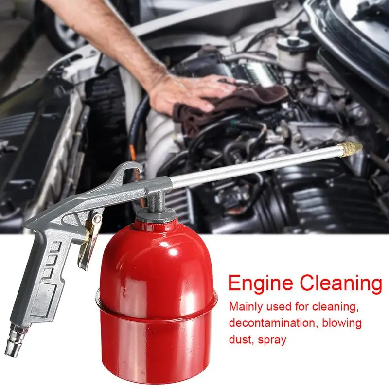 

New Car Auto Engine Cleaning Guns Solvent Air Sprayer Degreaser Siphon Tools Gray For Motor Care Car Tools Accessories