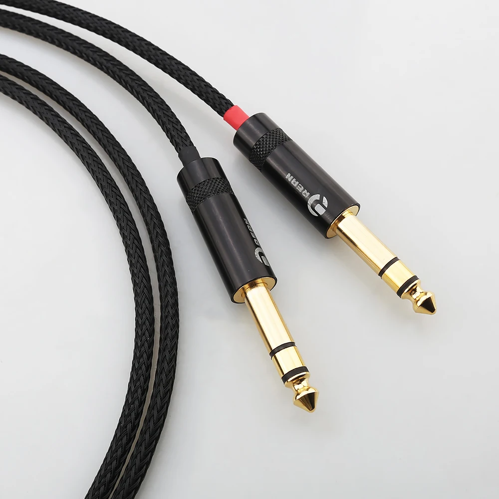 Фото Кабель-адаптер HIFI для наушников: 4.4 мм (гнездо) балансный на двойной 6.35 мм TRS (гнездо) / Двойной 6.35 мм (гнездо) на 4.4 мм (гнездо) №3