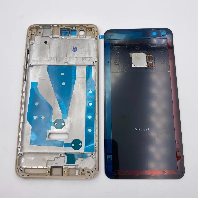 Крышка батарейного отсека для Huawei P10 Lite полный корпус задняя стеклянная крышка +