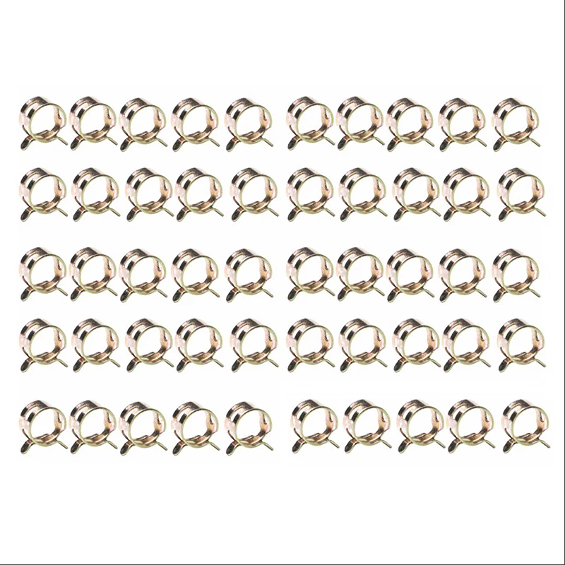 

10mm Spring Clip 3/8\\\\\\\\\\\\\\\\\\\\\\\\\\\\\\\" 50pcs Clip Fuel Oil Spring Vacuum 65Mn Spring Steel