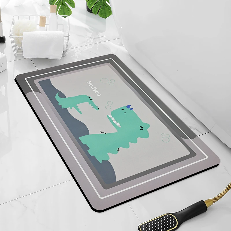 

Pajenila Absorbent Custom Bathroom Mat Oval Rectangle Crocodile Non-slip Bath Small Floor Rugs Doormat Kitchen Toilet Room ZL322