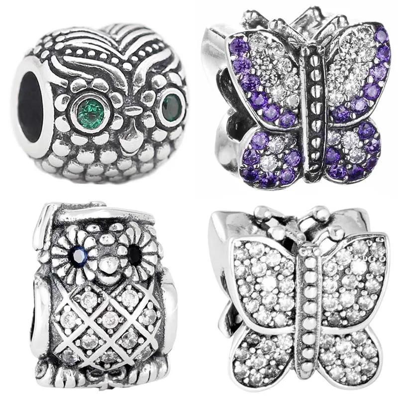 

Браслет Pandora из серебра 925 пробы с бусинами и кристаллами