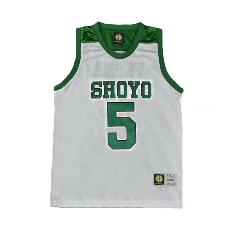 Shoyo Белый Аниме Shohoku школьная баскетбольная команда Джерси Fujima Kenji Nagano Mitsu костюм
