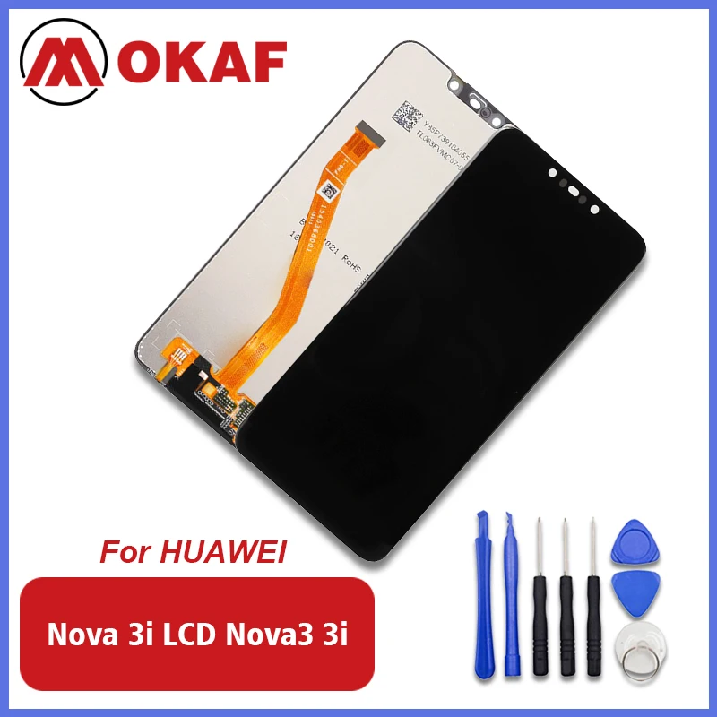 

OKANFU LCD For HUAWEI Nova 3 LCD Display Touch Screen Replace For HUAWEI Nova 3i LCD Nova3 3i Display Replacement parts