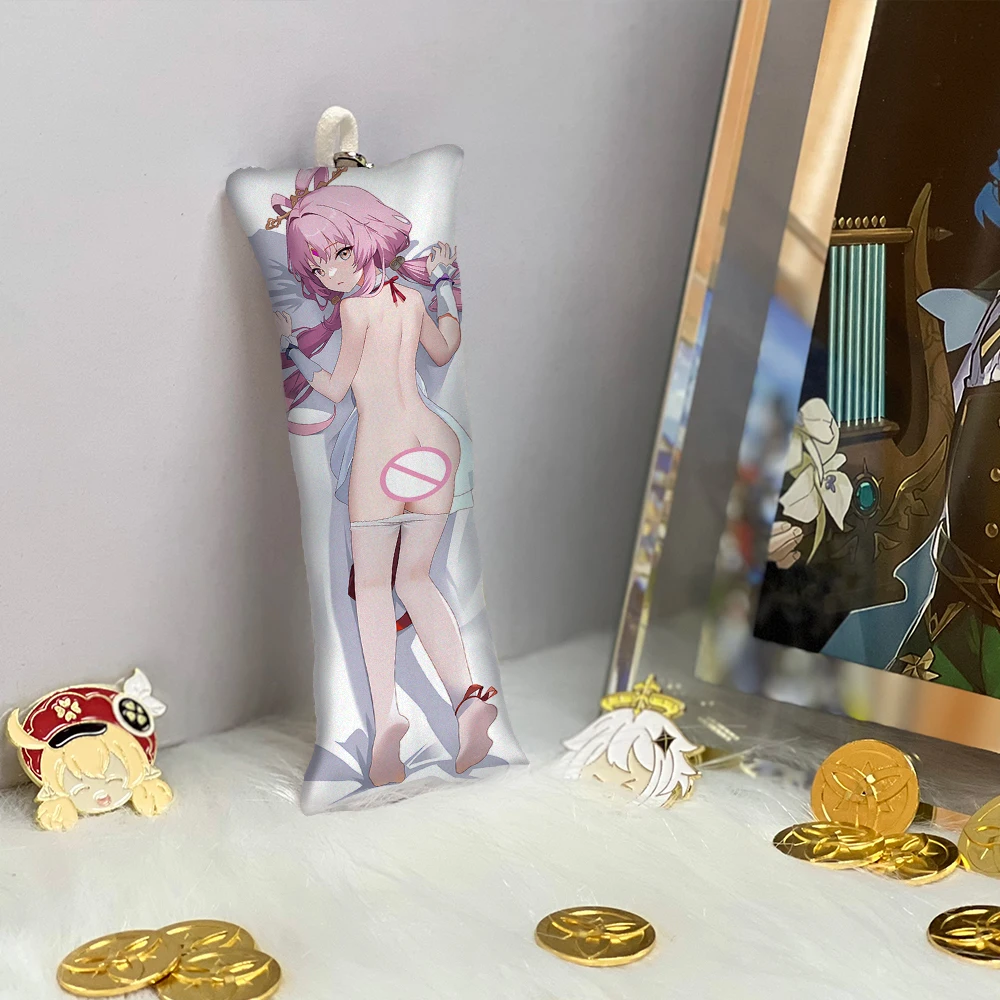 

Honkai Star Rail Fu Xuan Key Chain Pendant Anime Accessories Key Ring Small Cute Body Pillow Phone Bag Pendant Mini Dakimakura