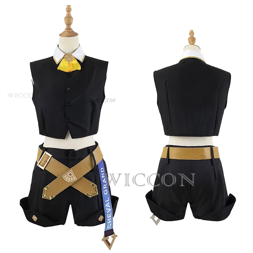 Костюм для косплея лошади Grand из аниме умамусульм: Симпатичные Дерби одежда хвост