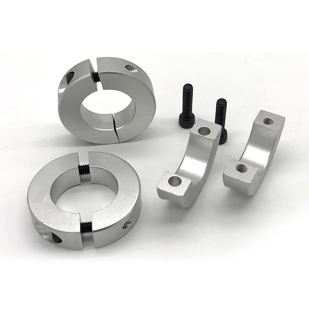 

13mm/15mm/16mm/20mm/25mm/30mm Fixed Rings Aluminum Alloy Clamp Collar Clamp Type Double Split Shaft Collar Brand New