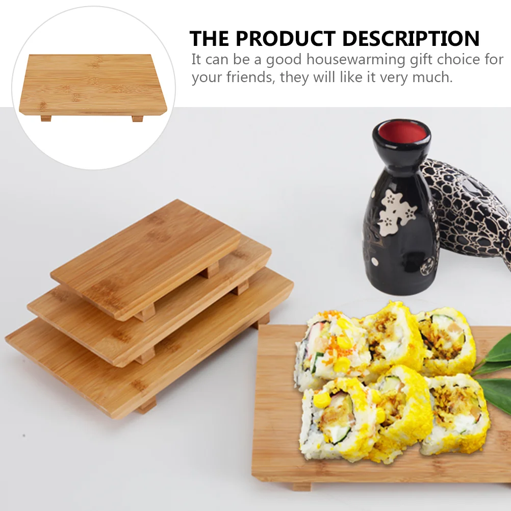 

Decorative Dinner Tray Snack Cheese Bamboo Sushi Serving Plates Sushi Platter Bamboo Sushi Plate Decorate Cheese Board Platter