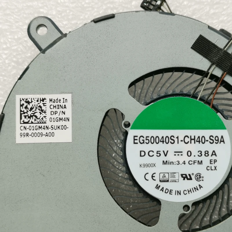 Новый оригинальный 01GM4N 01VYYW для Dell Latitude 5500 Persion 3540 охлаждающий вентилятор ноутбука