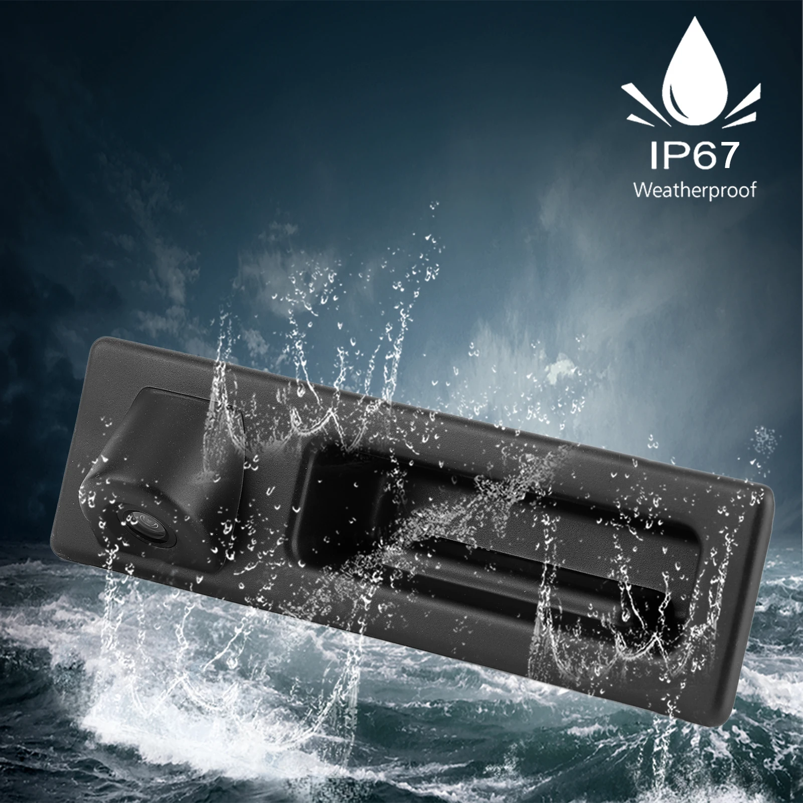 Камера заднего вида с ручкой багажника CCD HD подходит для серии 3/5 F10 F11 F25 F30