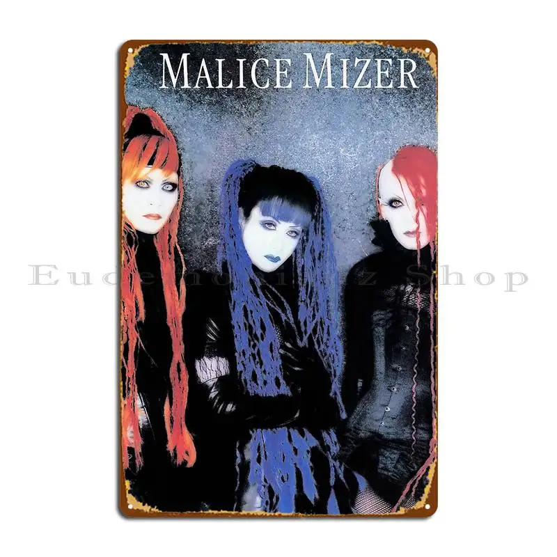 Металлические вывески Malice Mizer Yu Ki Kozi Mana Sama для клуба гостиной персонализированный