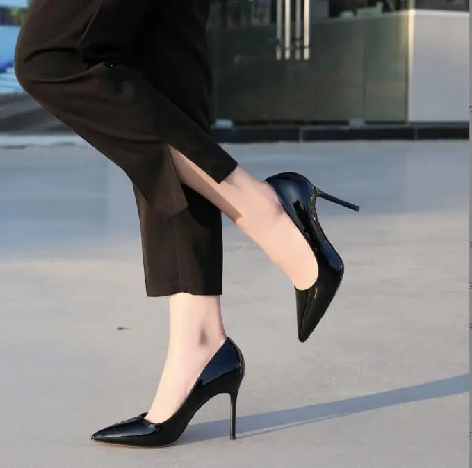 New Summer High Heel Pumps Women Stiletto Solid Casual Model OL Shoes Style High-heeled shoes High Quality Sexy Large Size