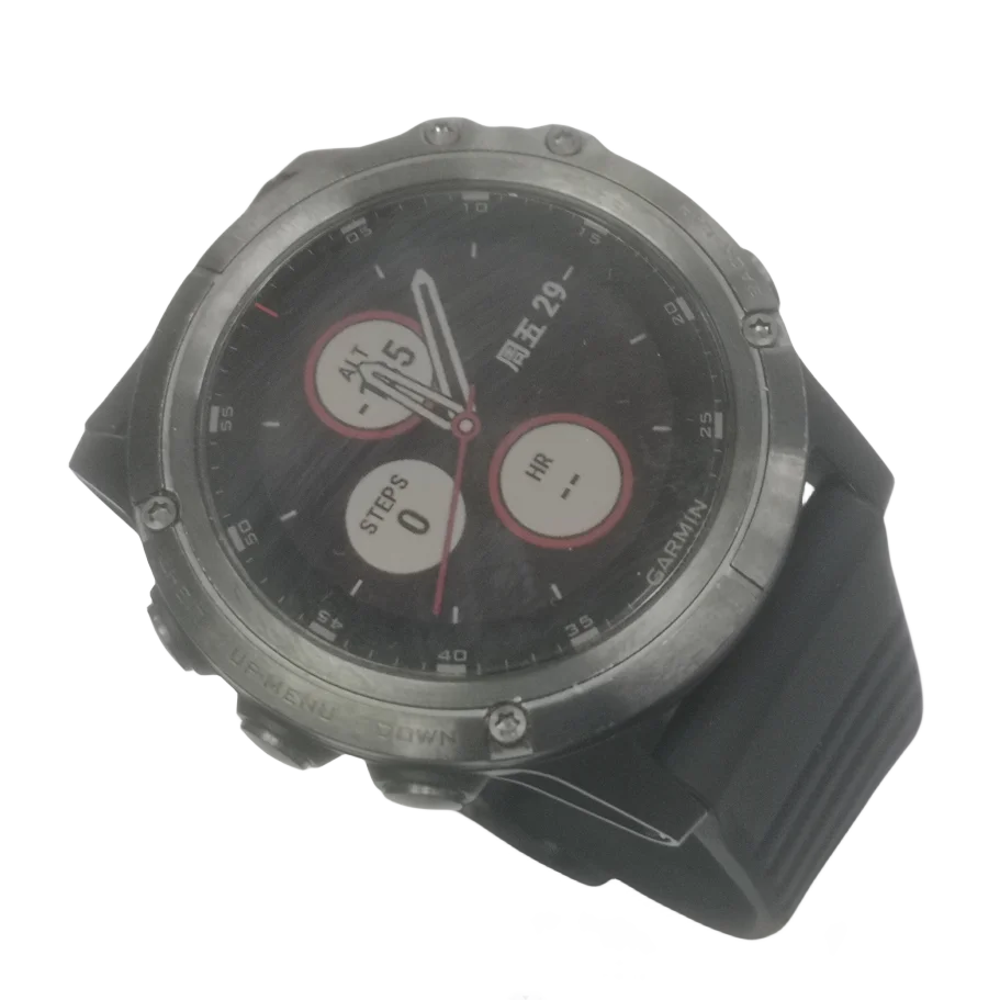 Фото Восстановленные умные часы GARMIN FENIX5X PLUS APAC с GPS+WiFi+Beidou+ГЛОНАСС, водонепроницаемость 10ATM №1