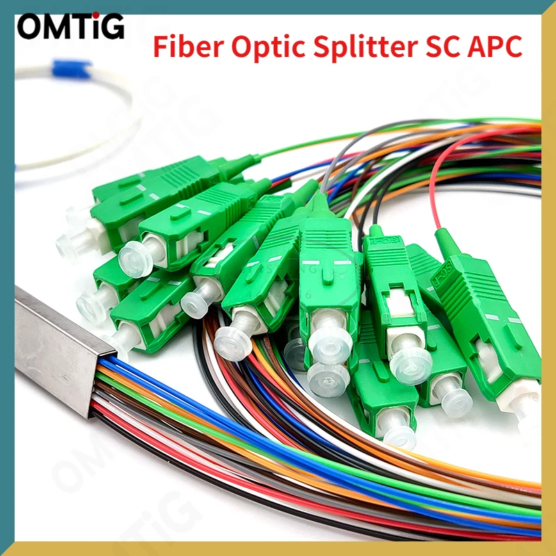 

Fiber Optic Splitter SC APC 30PCS/Lot 1X16 PLC SC/APC SM 0.9mm High Quality 1m FTTH Free Shipping