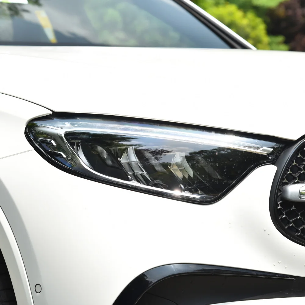 Для Mercedes-Benz GLC W254 GLC200 GLC260 GLC300 2023 крышка фары прозрачный абажур корпус из