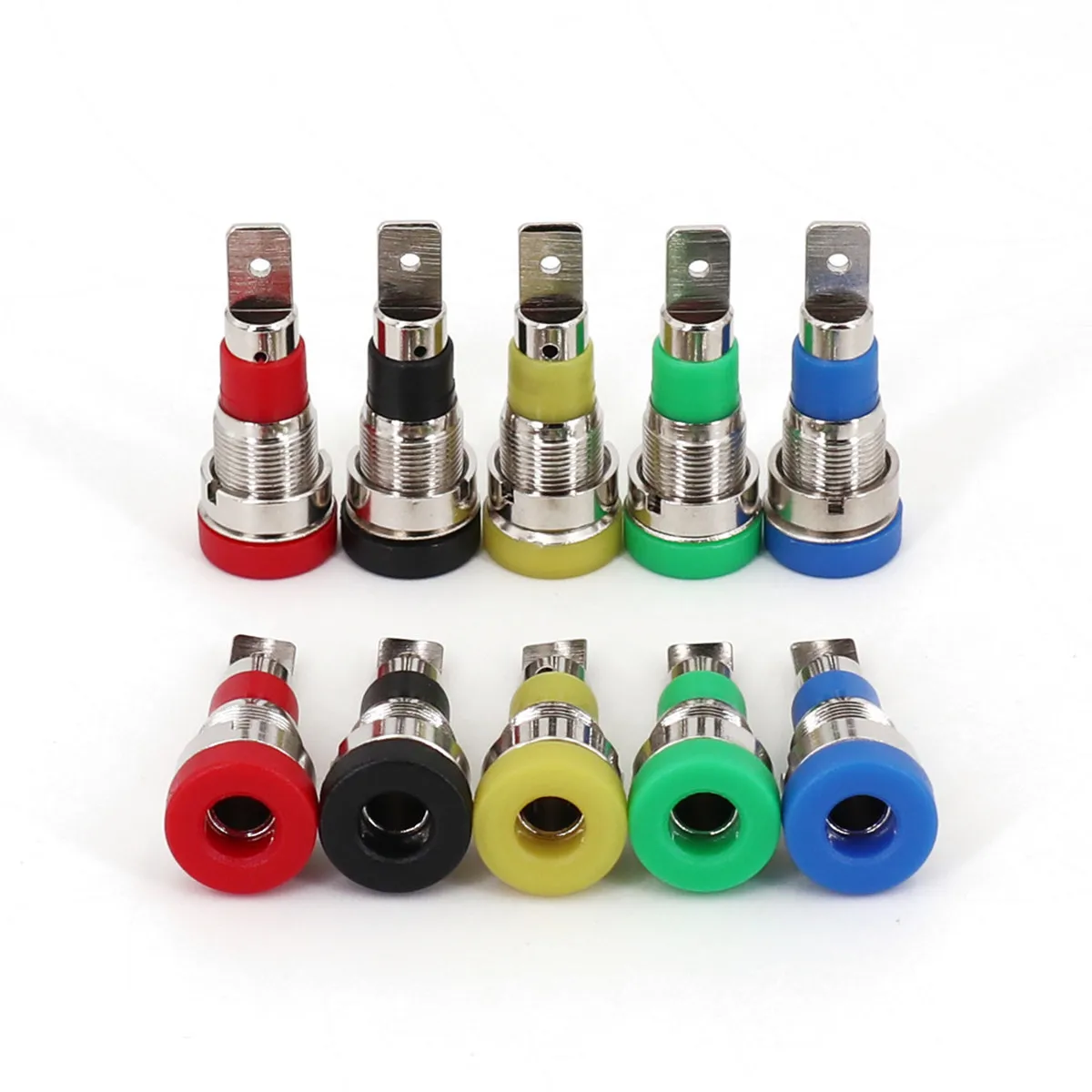 

Латунные разъемы типа «банан» 4 мм, 10 шт.