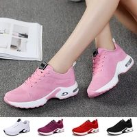 fashion womens sneakers air cushion outdoor lightweight sports shoes breathable mesh comfortable casual shoes