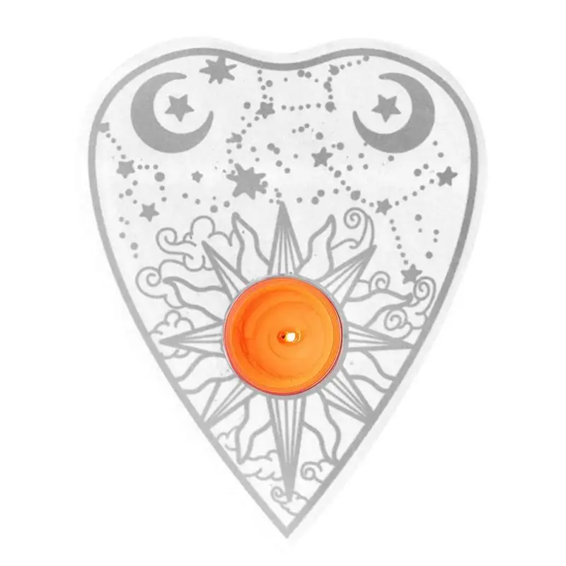 

Real Board Acrylic Sun Pendulum Board Witch Supplies Metaphysical Message Board Moon Pattern Crystal Healing Divination