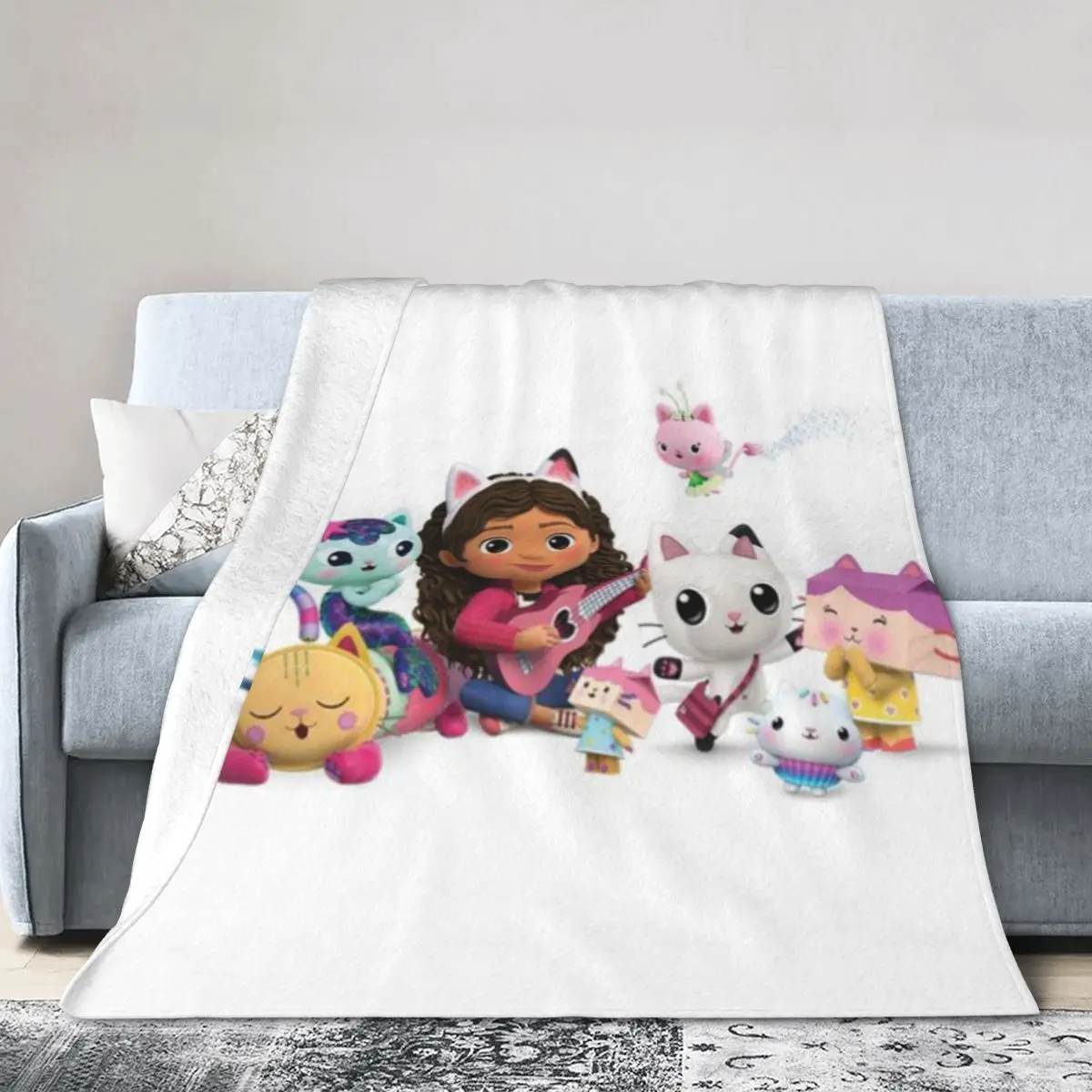 Кукольный домик Gabby S. Ультрамягкое одеяло из микрофлиса.