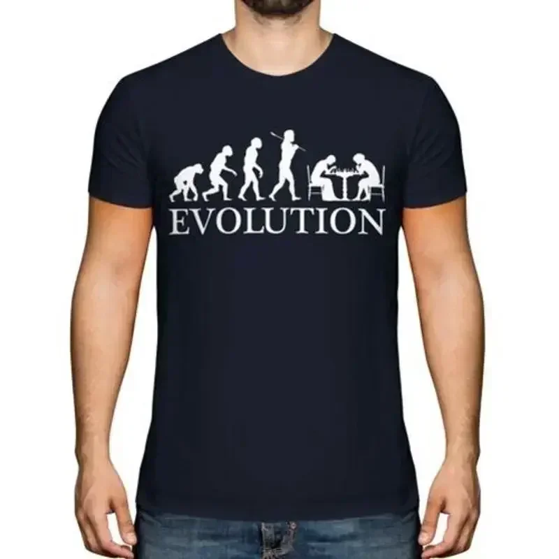 Фото Мужская футболка Schach Evolution Of Man, подарочный комплект одежды №1