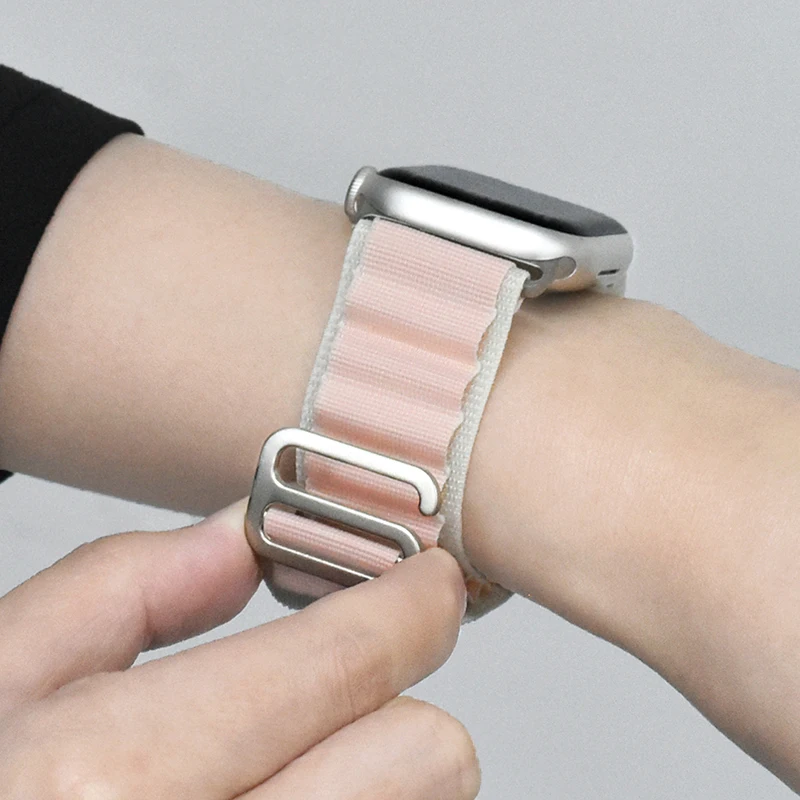 1:1 Alpine loop band for apple watch band 44mm 49mm 40mm 45mm 41mm 42mm 38mm Nylon bracelet iWatch Ultra series 8 7 6 5  SE 4 3