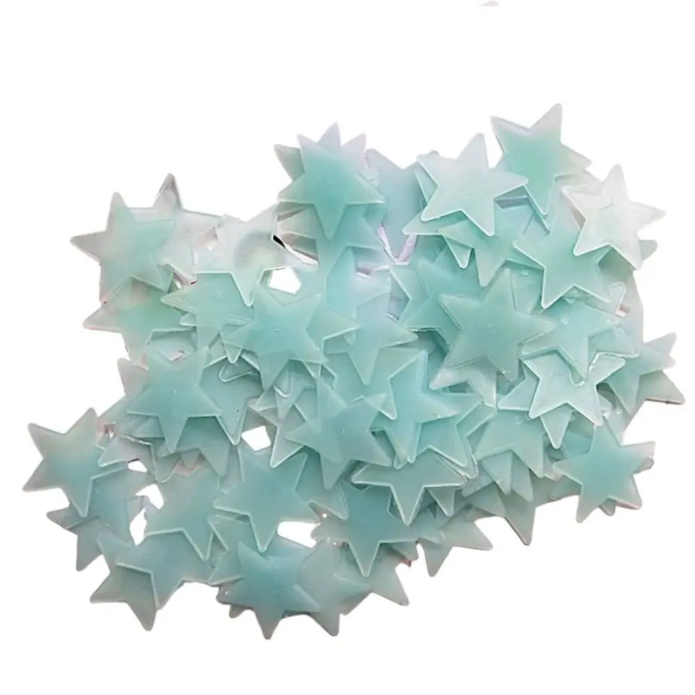 3D флуоресцентные стикеры в виде звезд настенные светящихся красочные Стикеры