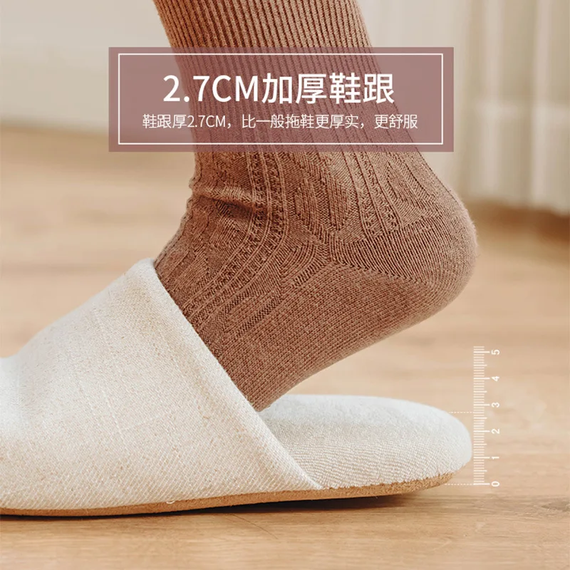 

2023 European and American Women's Summer Grass Woven Home Solid Open Toe Breathable Slippers 4531