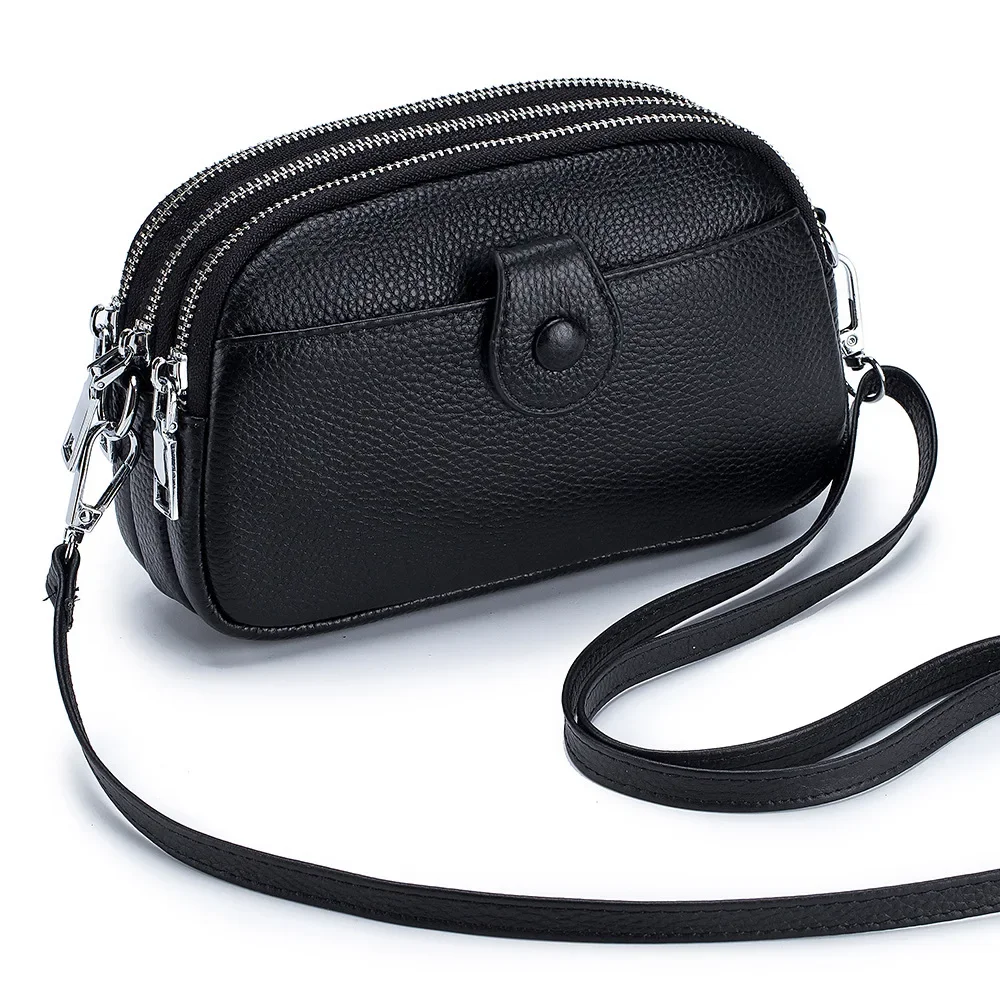 

Genuine Leather Fashion Bag Mobile Phone Bag New Mini Crossbody Bags Women's Luxury One Shoulder Women's Bags Large Capacity