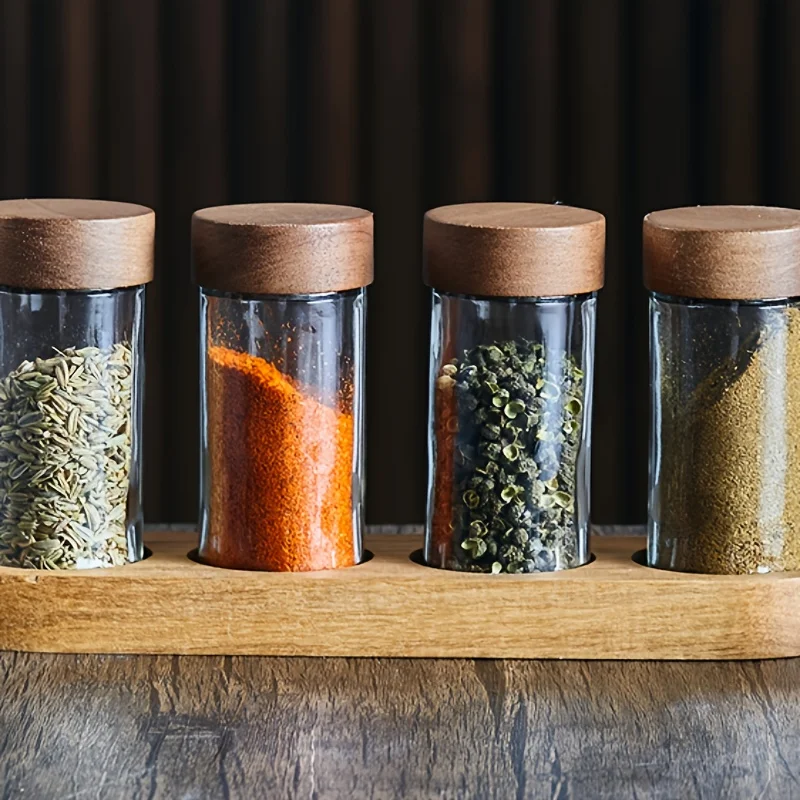 1/4 шт./набор набор кастрюль для приправ кухонная банка специй контейнеры
