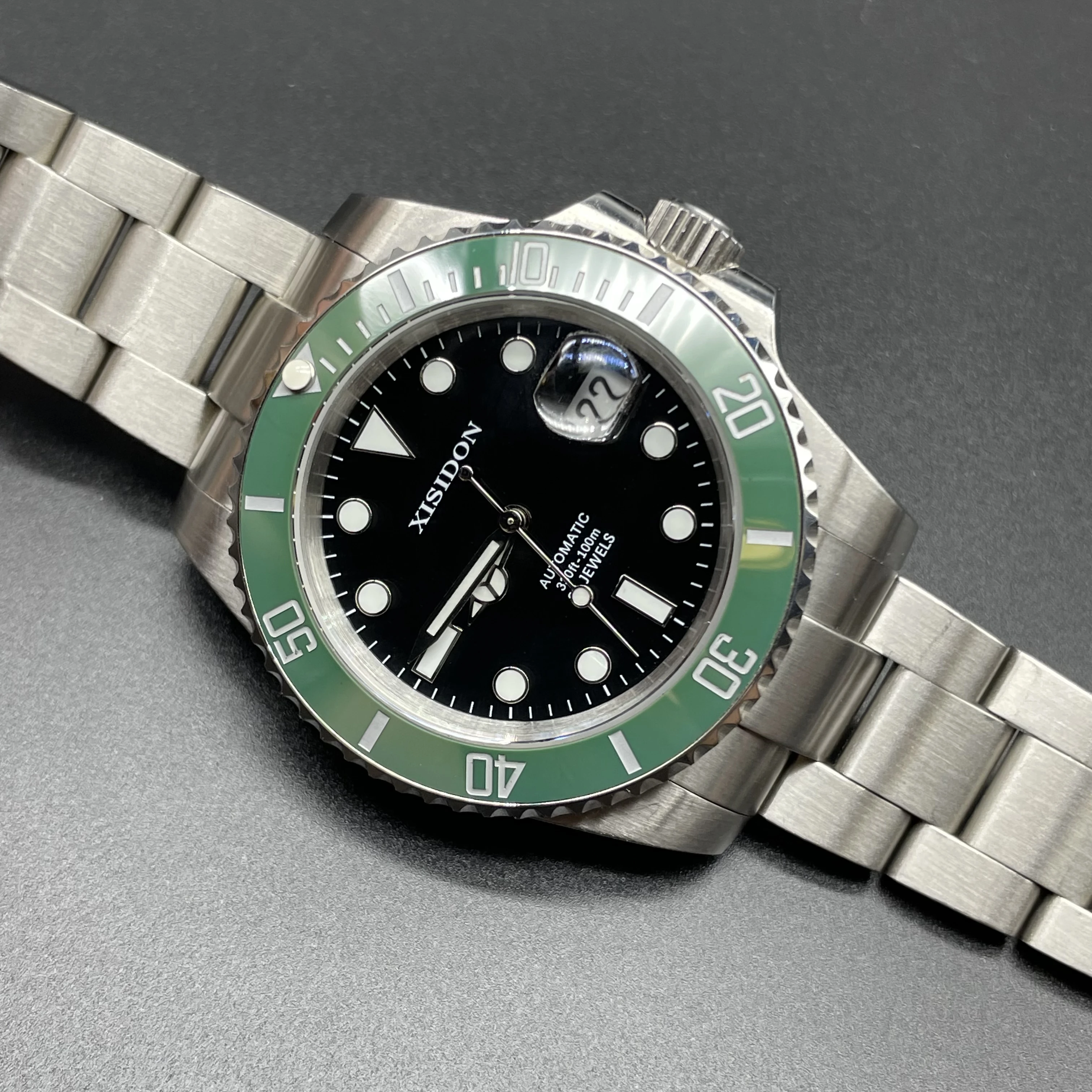 

Custom Luxury Brand Men's 40mm Automatic Watch Date MIYOTA8215 Sapphire Waterproof Luminous Oyster Mechanical Clock