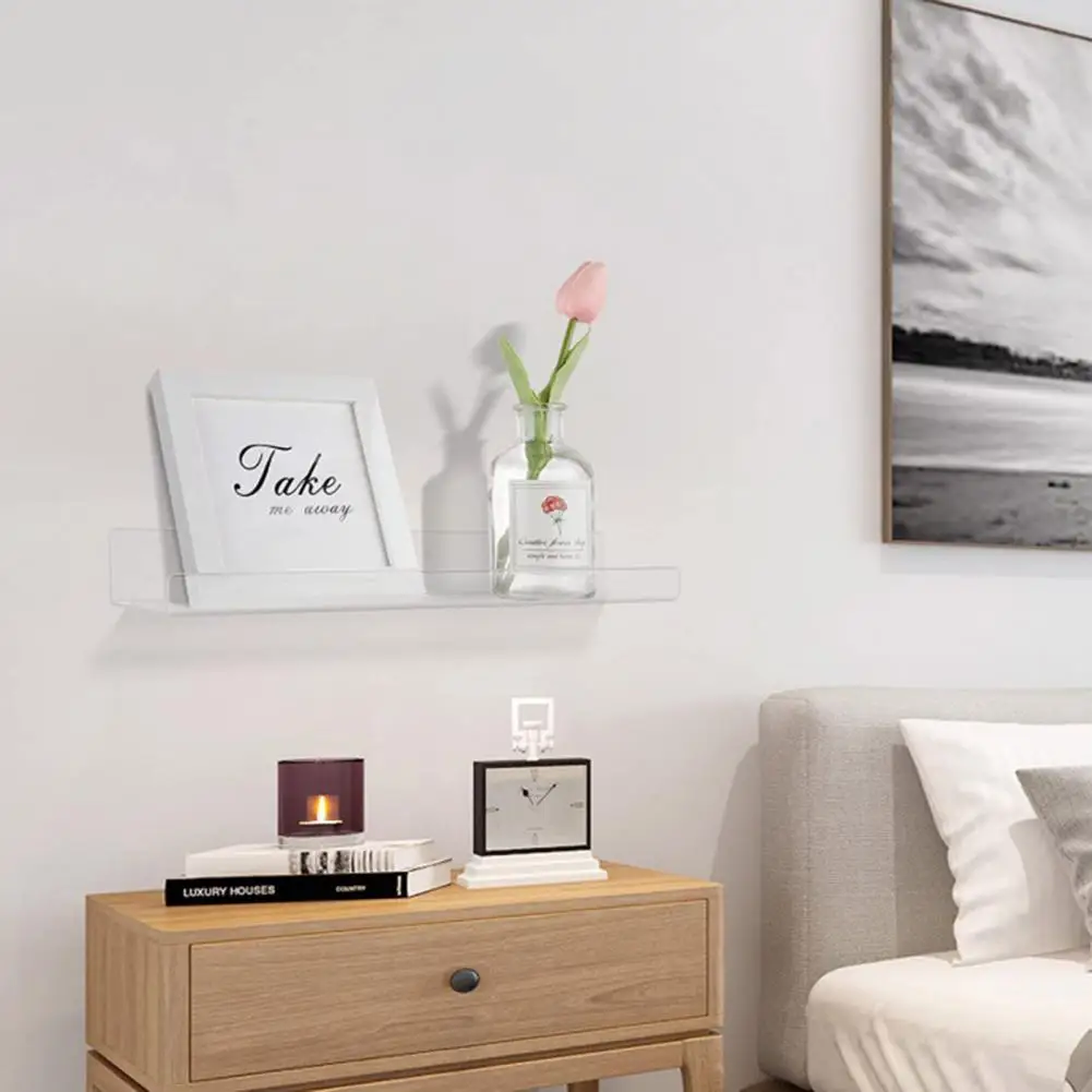 Настенная полка экономящая пространство плавающая Сверхмощная Стандартная для