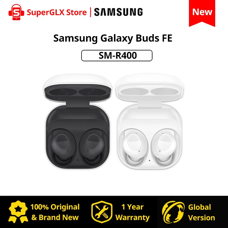 

Новые беспроводные Bluetooth-наушники Samsung Galaxy Buds FE True, наушники с обогащенными басами и поддержкой звука, наушники ANC, время автономной работы до 30 часов