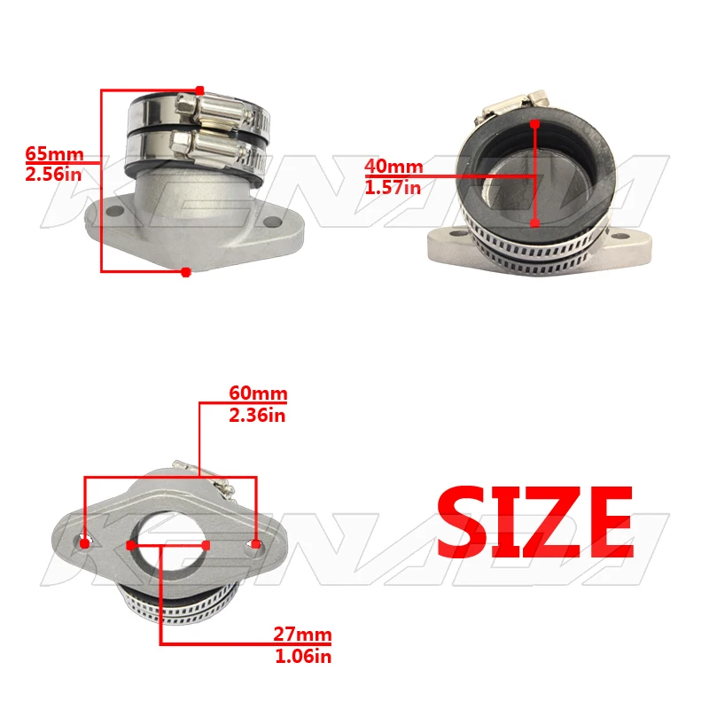 KENADA RACING для CBR150 CRF110 WAVE110I WAVE125I Dream MSX125 впускная труба корпуса дроссельной заслонки