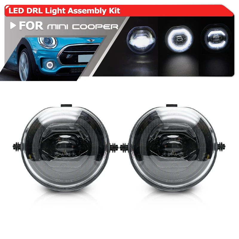 Canbus Led Halo Ring DRL Parking Position Driving Fog Lamp Assembly Kits For Mini Cooper F55 F56 F54 Clubman F57 OEM#63177329171