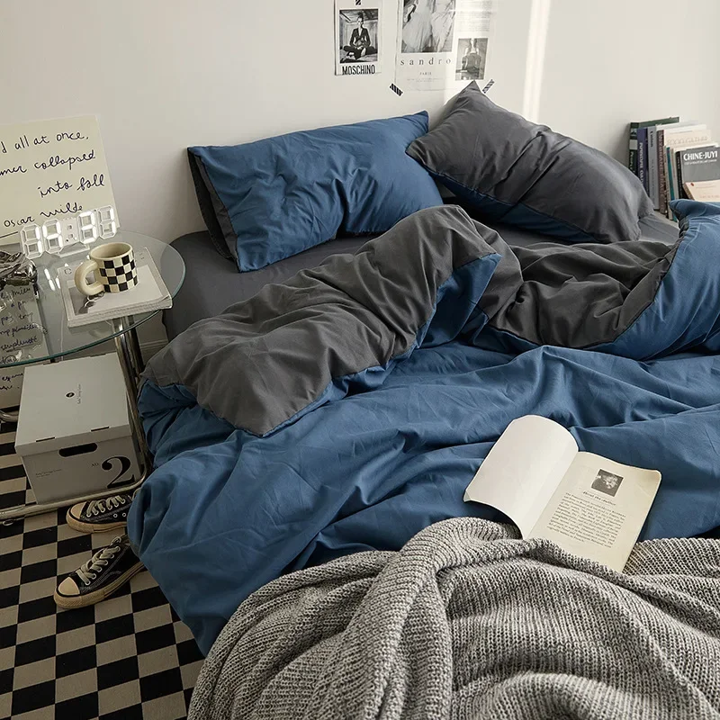 Популярный хлопковый набор из четырех предметов удобный для сна без одежды