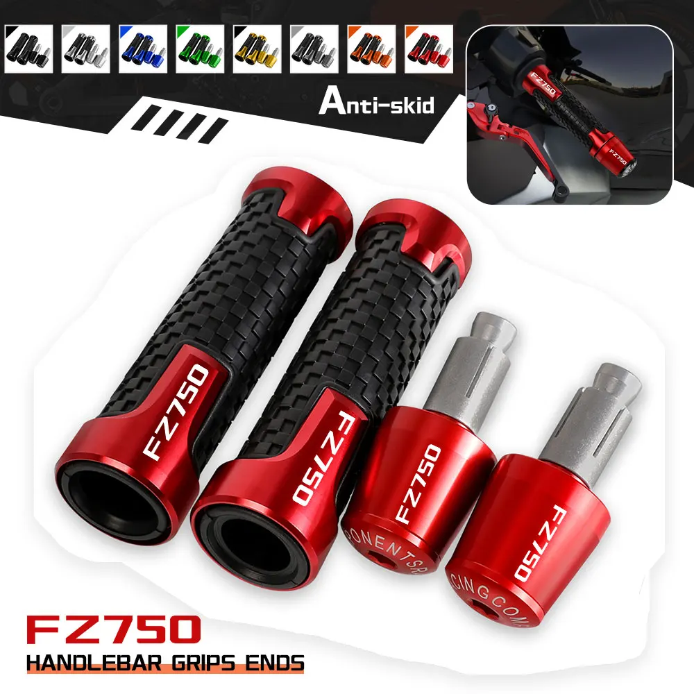 

FOR YAMAHA FZ750 FZ 750 FZ-750 1985 1986 1987 1988 CNC Motorcycle Accessories 7/8" 22mm Handlebar Hand Grips Handle Bar Ends Cap