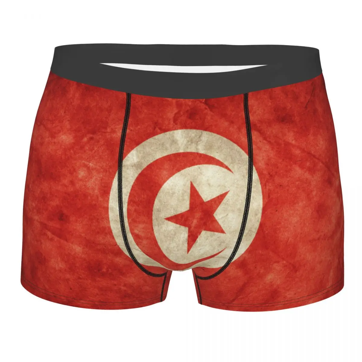 

2022 Polyester Tunisia Country Flag Vintage Men Boxer Shorts Underpants Mens Panties Underwear For Male Couple