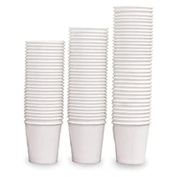 disposable paper cups for hot and cold drink pack of 100 12oz soft durable coffee tea cup great for office parties