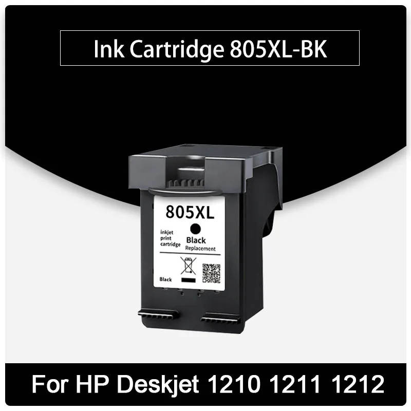 Совместимый чернильный картридж 805 805XL для принтеров HP Deskjet 1210 1211 1212 1213 2330 2331 2332 2333 2720 2721 2722 (art.: 3920d9dc8a7ee) - 3920d9dc8a7ee