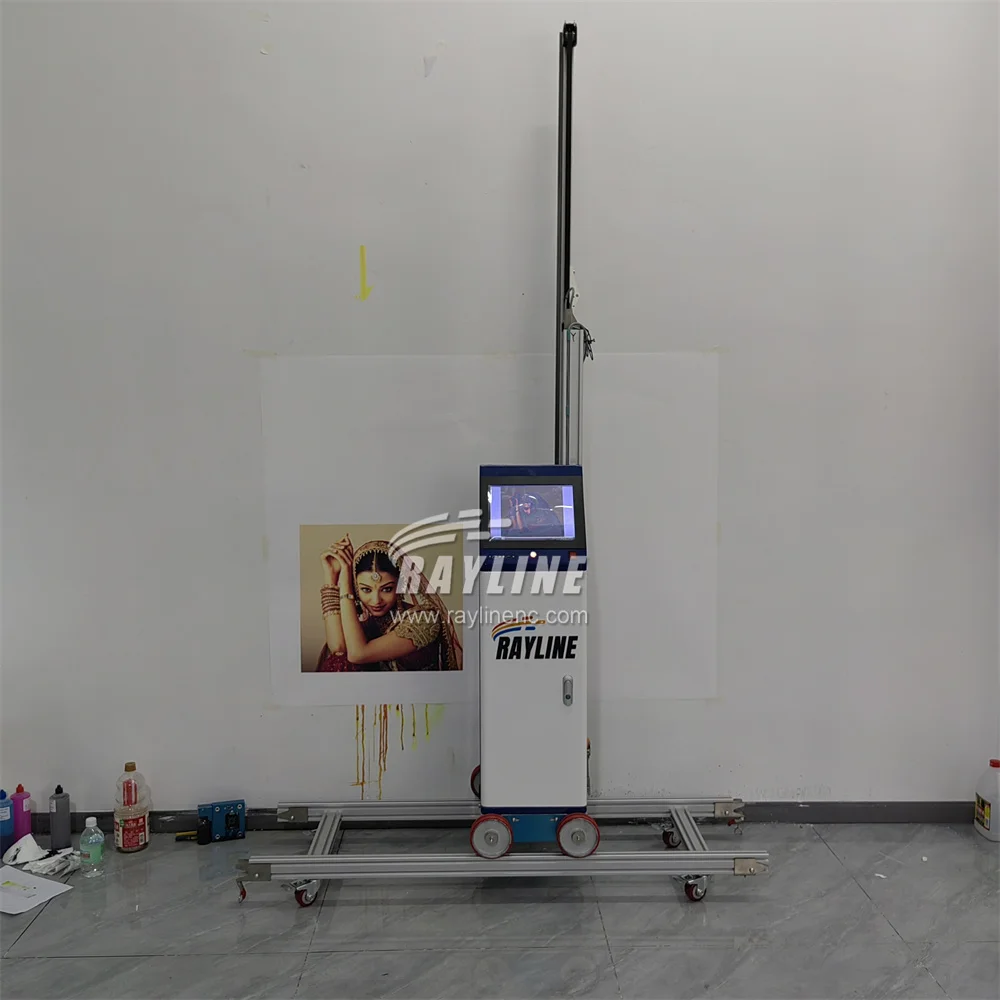 Настенный 3D принтер 16 кв. м./час 9600DPI уличный автоматический умный УФ вертикальный